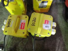 2 X SMALL TRANSFORMERS. DIRECT FROM LOCAL COMPANY DUE TO THE CLOSURE OF THE SMALL PLANT SECTION O