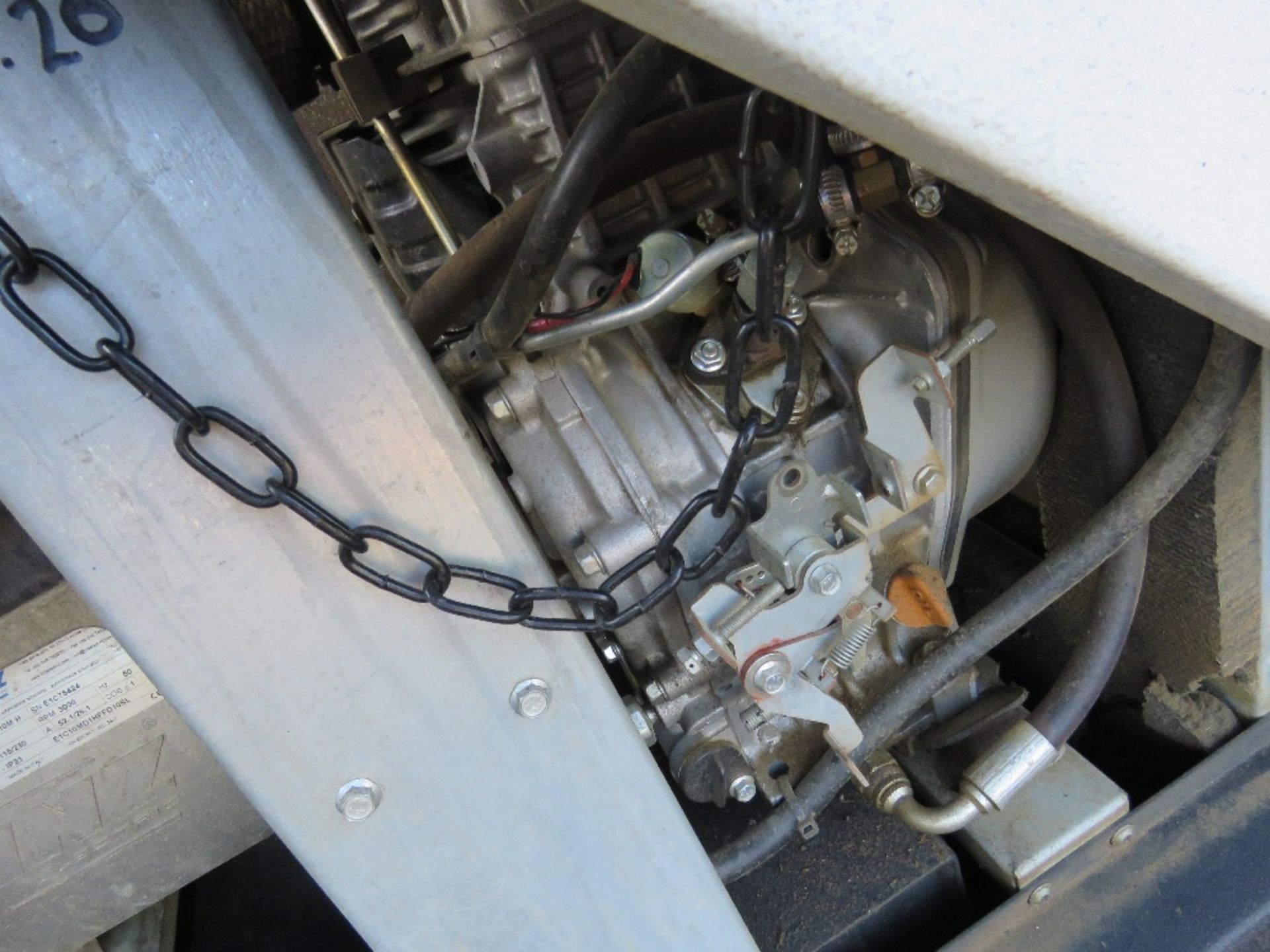 HGI 6KVA RATED BARROW GENERATOR WITH YANMAR ENGINE, 2271 REC HRS. UNTESTED. - Image 4 of 6