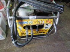 JCB BEAVER HYDRAULIC PACK WITH HOSES (NO GUN). WHEN TESTED WAS SEEN TO RUN AND APPEARED TO PUMP.
