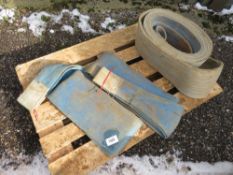 3 X LARGE LIFTING SLINGS/STRAPS, UNTESTED.