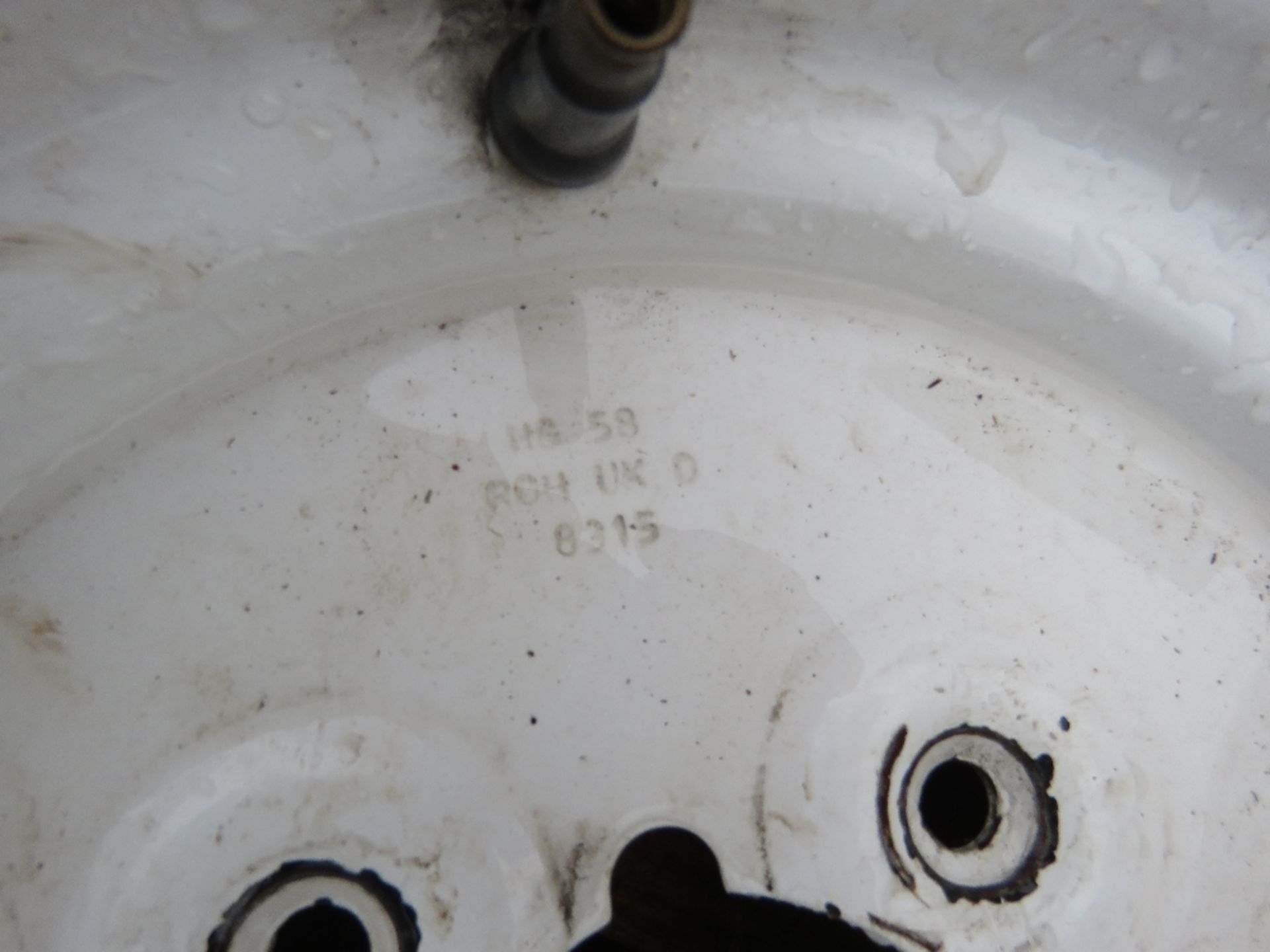 2 X 4 STUD TRAILER RIMS WITH TYRES, 5.00 X 10. - Image 2 of 4