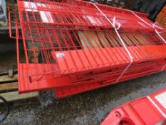 PALLET CONTAINING COMBI SAFE SCAFFOLD SAFETY BARRIER MESH PANELS ETC.