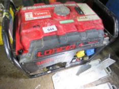LONCIN 3000 PETROL ENGINED GENERATOR. DIRECT FROM LOCAL COMPANY DUE TO THE CLOSURE OF THE SMALL PLAN