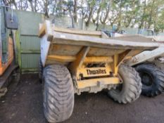 THWAITES 9 TONNE DUMPER, YEAR 2011. SHOWING 1047 REC HOURS, SN: SLCM590Z1108C1178.