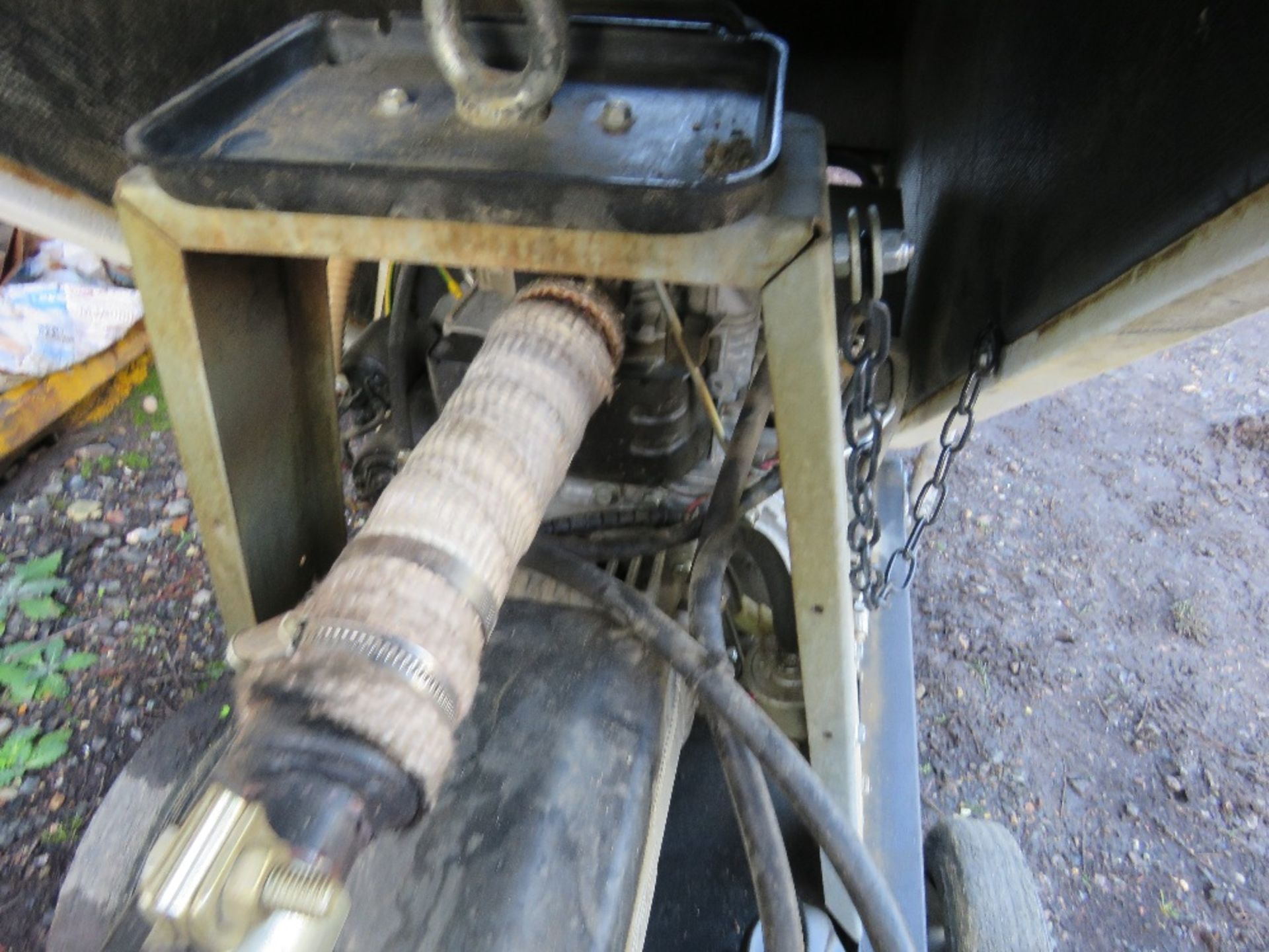 HGI 6KVA RATED BARROW GENERATOR WITH YANMAR ENGINE, 2271 REC HRS. UNTESTED. - Image 5 of 6