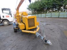 TOWED DIESEL ENGINED CHIPPER SHREDDER. WHEN TESTED WAS SEEN TO RUN AND BLADES TURNED. DIRECT FROM CO