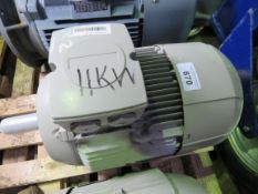 2 X 11KW ELECTRIC MOTORS. SOURCED FROM MANUFACTURING COMPANY'S STOCK TAKING PROGRAMME