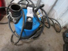 110VOLT POWERED SUBMERSIBLE WATER PUMP. DIRECT FROM LOCAL COMPANY DUE TO THE CLOSURE OF THE SMALL PL