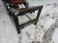 PALLET LIFTING FORKS FOR COMPACT TRACTOR. DIRECT EX LOCAL SMALLHOLDING.