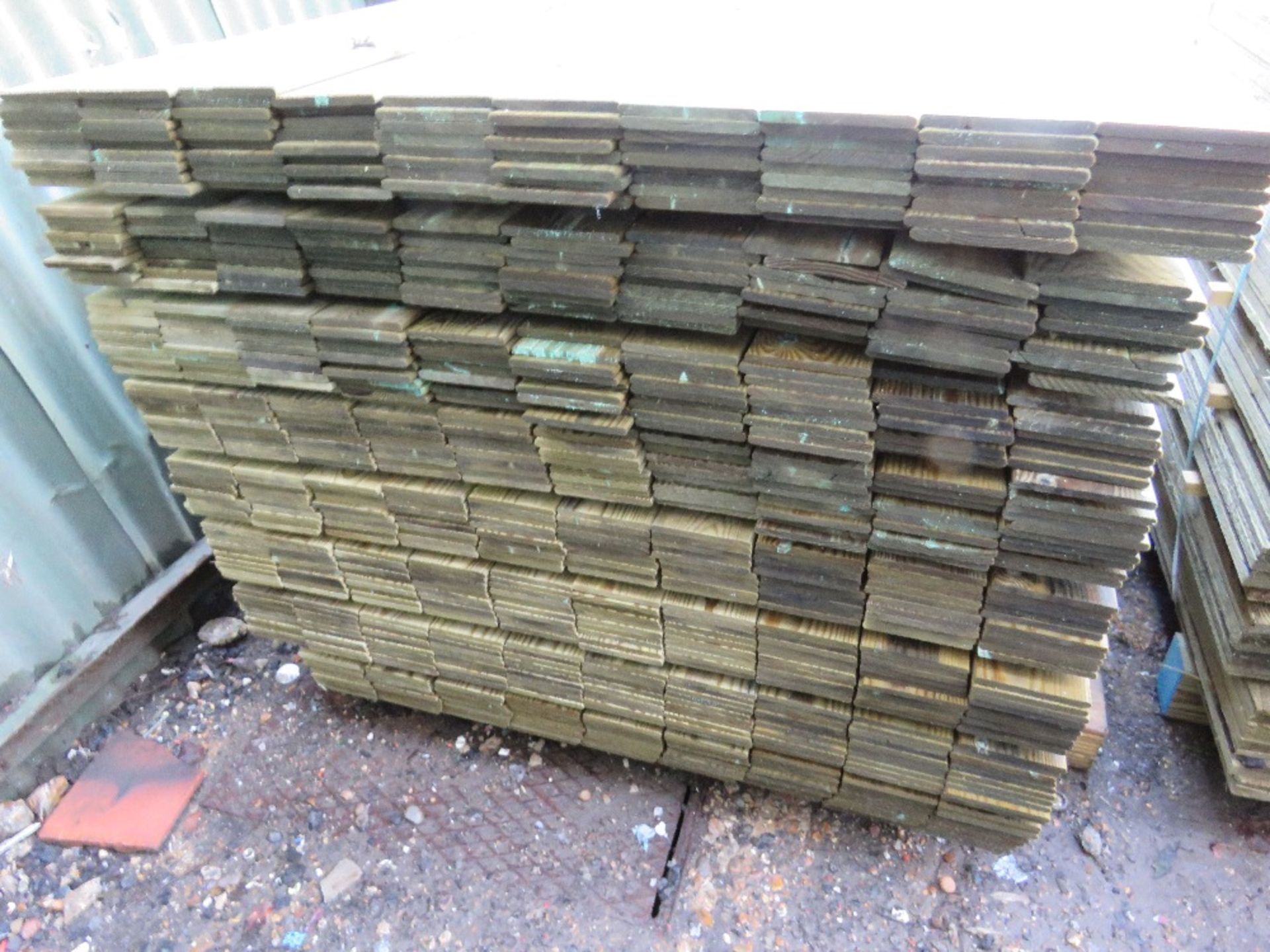 PACK OF MACHINED TIMBER CLADDING BOARDS, 1.74 M X 9.5CM APPROX - Image 2 of 3