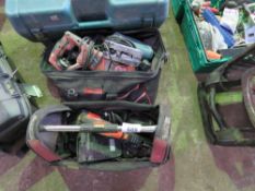 2 X TOOL BAGS WITH POWER TOOLS ETC.