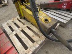 EXCAVATOR BREAKER ON 45MM PINS.