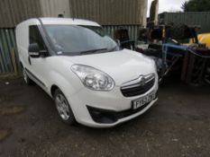 VAUXHALL COMBO PANEL VAN REG:FY63 ZWX WITH EXTRA ROW OF SEATS. 117,346 REC MILES. WITH V5, TESTED TI