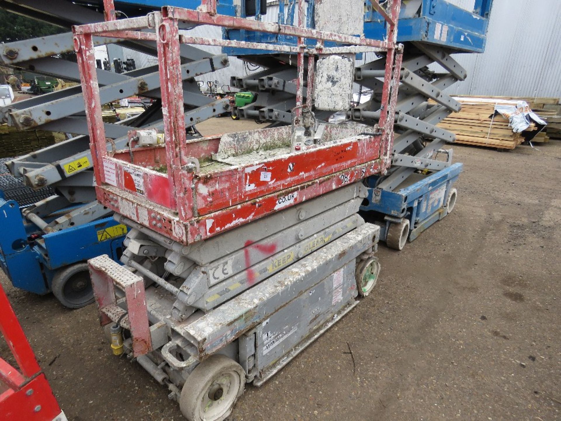 SKYJACK SJ111 3219 SCISSOR LIFT ACCESS PLATFORM, 6.57M MAX WORKING HEIGHT. SN:22013480. WHEN TESTED