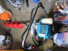 MAKITA PETROL ENGINED POST HOLE BORER.