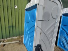 PORTABLE SITE TOILET, WITH SINK.