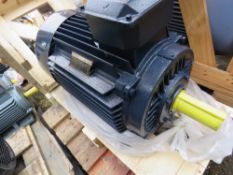 1 X INDUSTRIAL MARATHON 15KW RATED ELECTRIC MOTOR, SOURCED FROM DEPOT CLEARANCE.