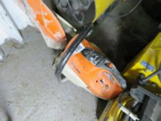 STIHL TS410 PETROL SAW, UNTESTED, CONDITION UNKNOWN.