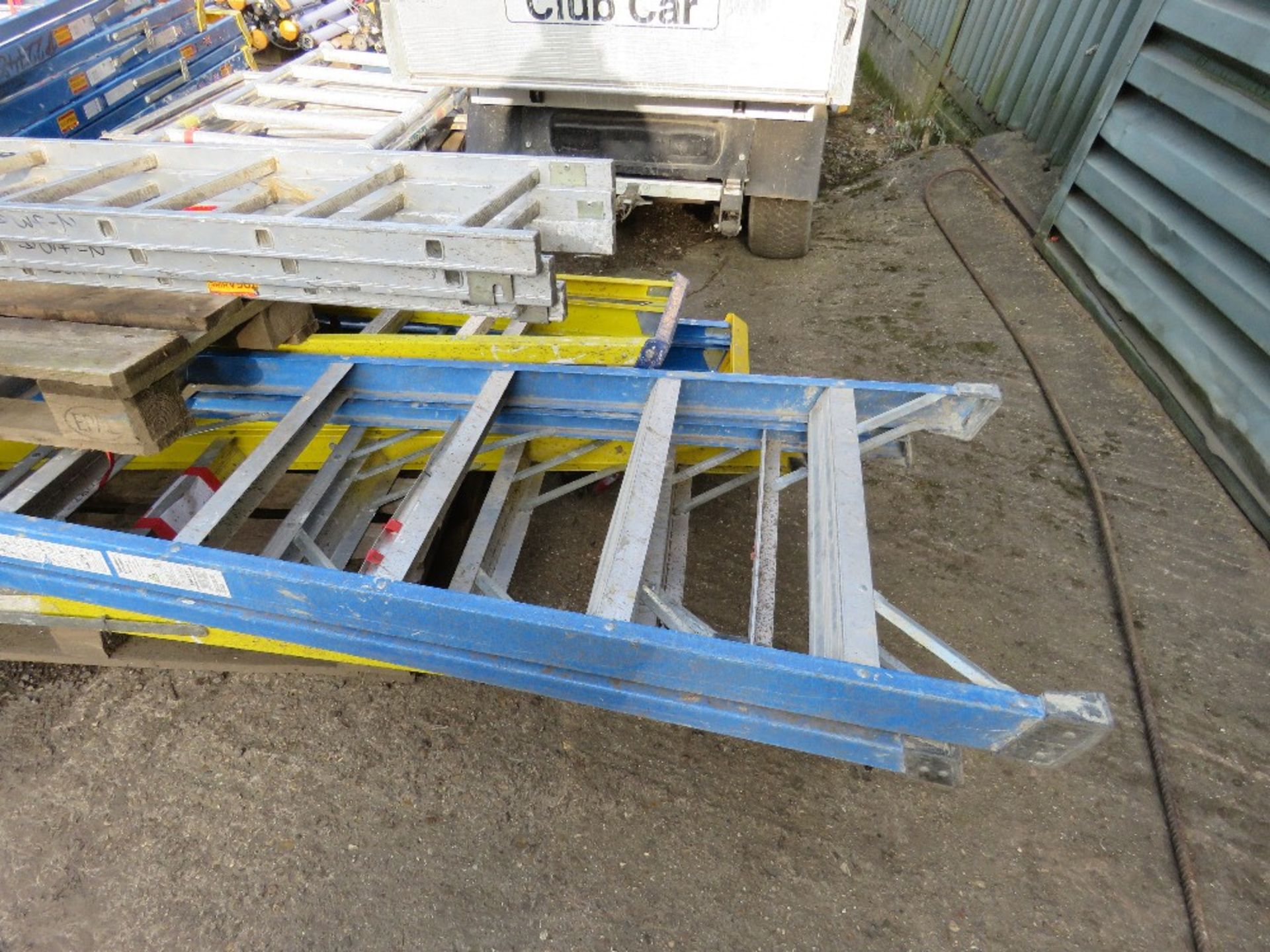 4 X GRP STEP LADDERS. - Image 2 of 2