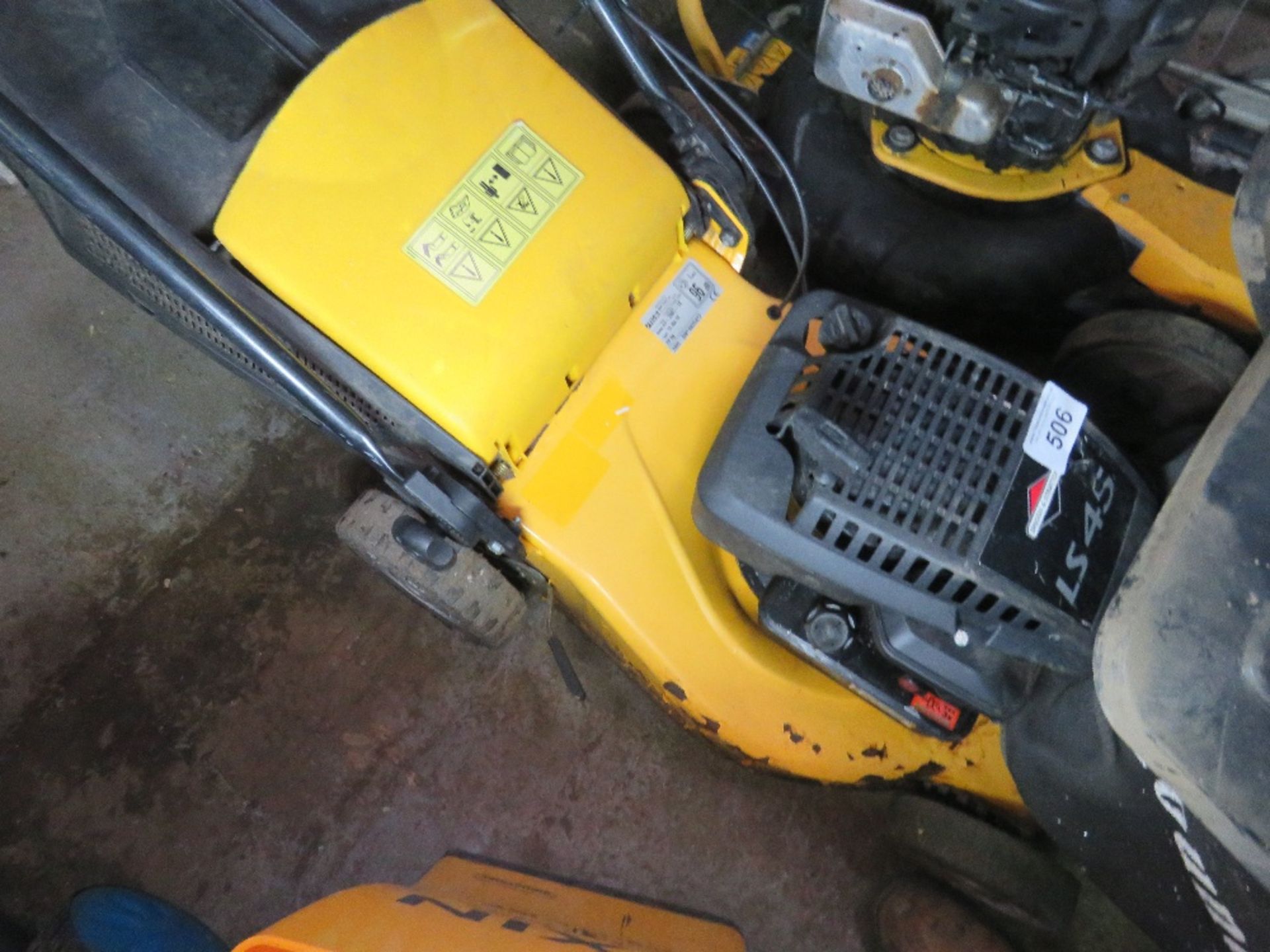 STIGA 23 PETROL ENGINED MOWER WITH COLLECTOR.