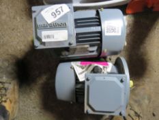 2 X INDUSTRIAL ELECTRIC MOTORS, SOURCED FROM DEPOT CLEARANCE.