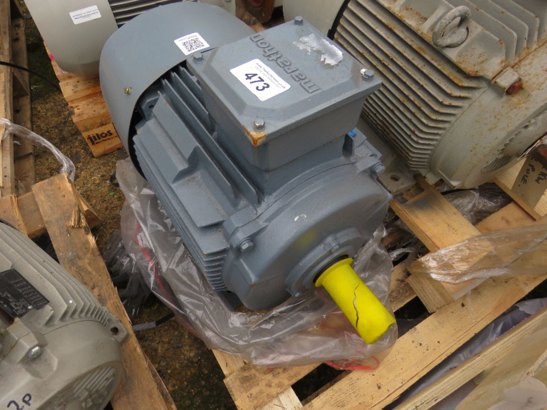 1 X INDUSTRIAL 22KW RATED ELECTRIC MOTOR, SOURCED FROM DEPOT CLEARANCE.