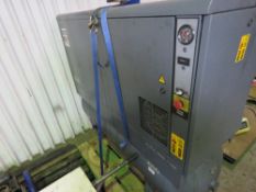 ATLAS COPCO GX18 PACKAGED AIR COMPRESSOR, YEAR 2005. RUNNING WHEN REMOVED RECENTLY FROM INDUSTRIAL P