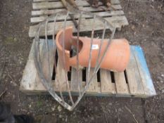 CHIMNEY POT PLUS A CORNER HAY FEEDER.