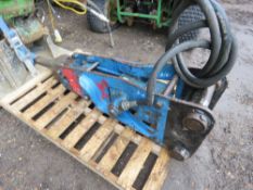 HYDRAULIC EXCAVATOR BREAKER ON 50MM PINS.