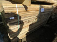 PACK OF CLADDING TIMBER BOARDS 1.85M X 15.5CM WIDE X 2.5CM DEPTH.