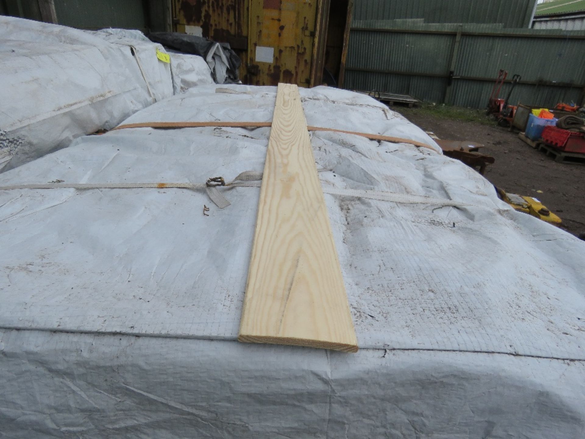 EXTRA LARGE PACK OF UNTREATED MACHINED TIMBER CLADDING BOARDS. 1.75METRES X 9.5CM APPROX. - Image 2 of 2