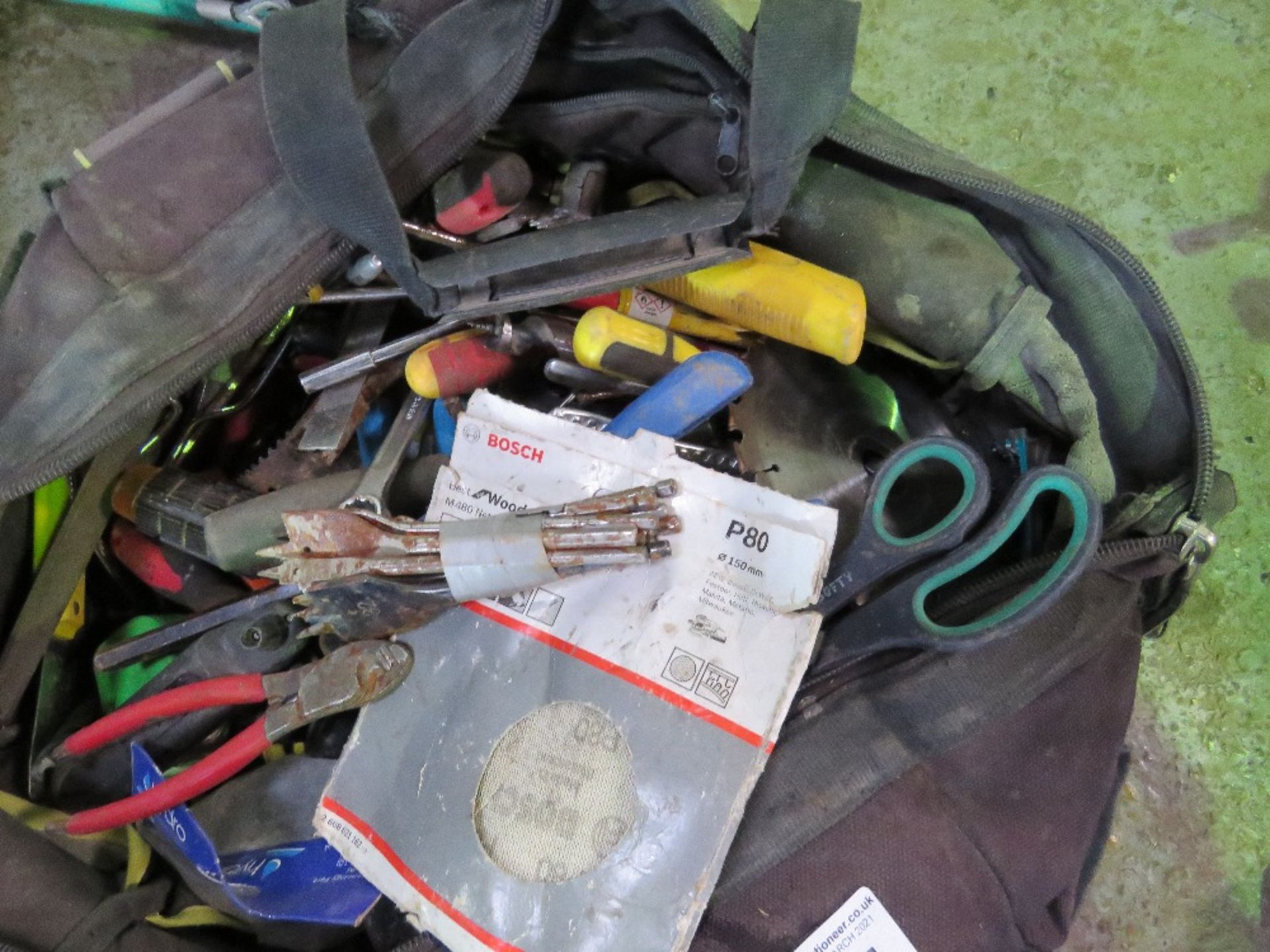 2 X TOOL BAGS OF TOOLS, DRILL BITS ETC. - Image 3 of 3