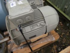 1 X INDUSTRIAL ROTOR 11 KW RATED ELECTRIC MOTOR, SOURCED FROM DEPOT CLEARANCE.