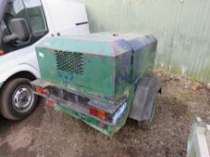 INGERSOLL RAND P101 COMPRESSOR WITH DEUTZ ENGINE. YEAR 1998. SN:SCZP101WDWY210473.