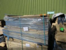 PACK OF UNTREATED SHIPLAP CLADDING TIMBER 1.42-1.73M APPROX 10CM WIDTH.