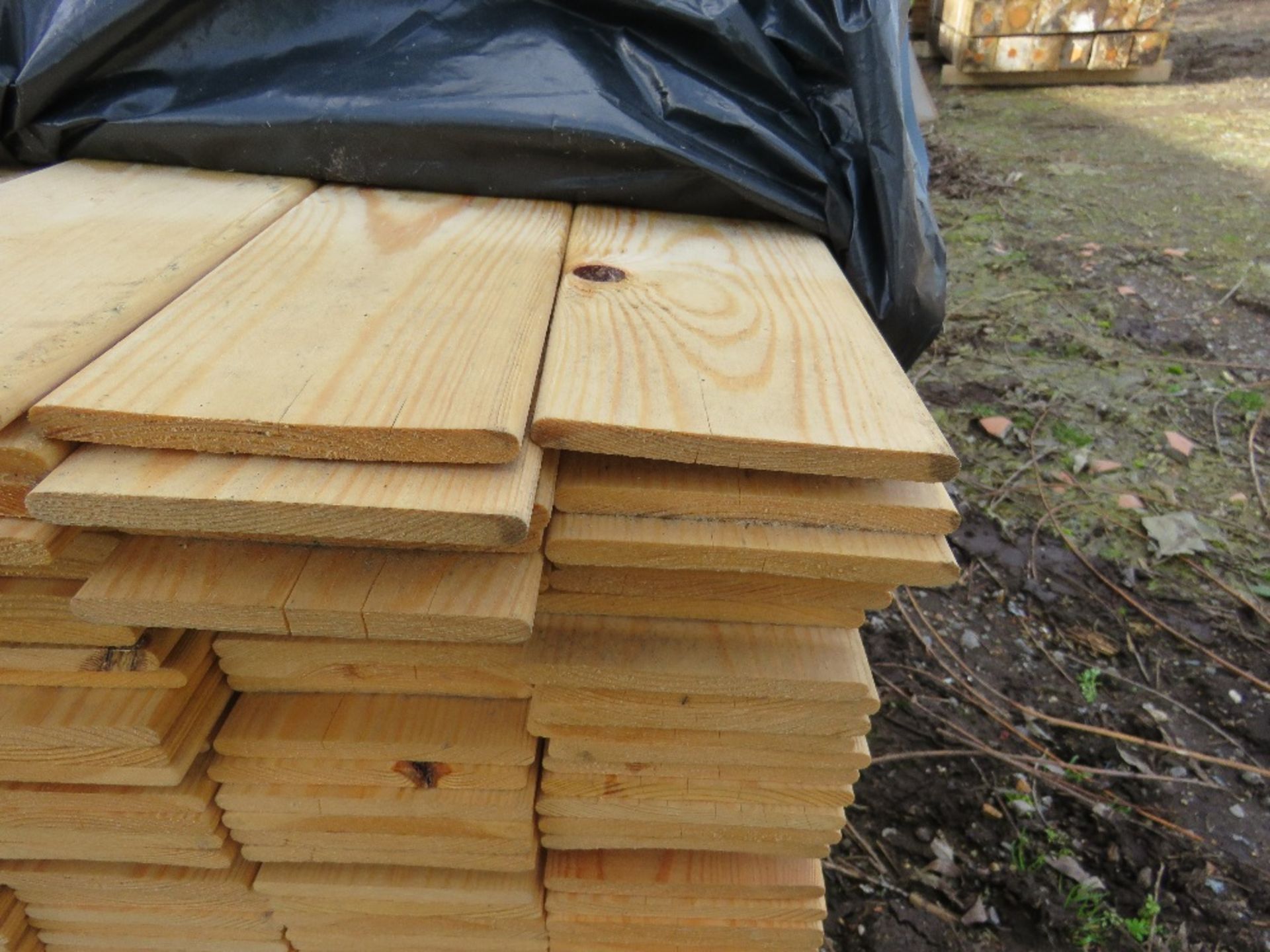 PACK OF UNTREATED TIMBER BOARDS, 1.78M X 9.5CM APPROX. - Image 3 of 3