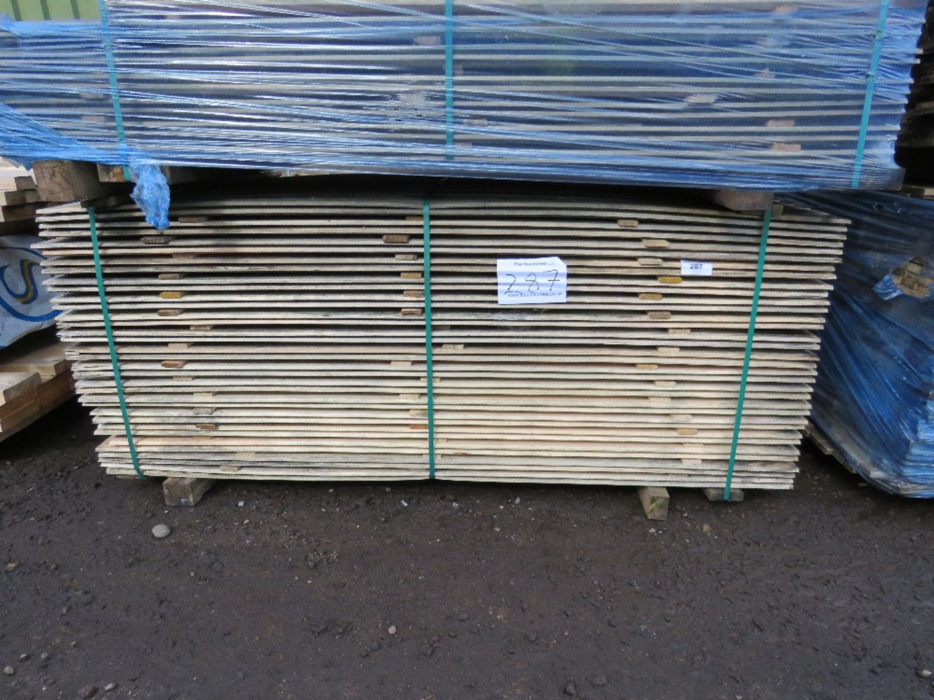 PACK OF UNTREATED SHIPLAP CLADDING TIMBER 1.73M X 10CM WIDTH APPROX.