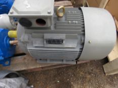 1 X INDUSTRIAL 30KW RATED ELECTRIC MOTOR, SOURCED FROM DEPOT CLEARANCE.