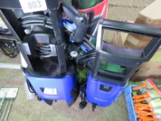 2 X NILFISK 24VOLT PRESSURE WASHERS.