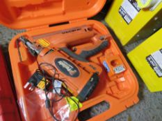 PASLODE FIRST FIX NAIL GUN, UNTESTED, CONDITION UNKNOWN.