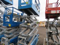 GENIE GS2632 SCISSOR LIFT ACCESS PLATFORM, 9.8M MAX WORKING HEIGHT. year 2002. sn;gs32-47285. WHEN