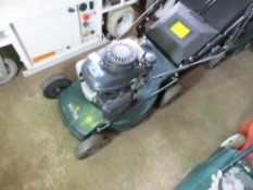 HAYTER ROTARY MOWER WITH COLLECTOR. WHEN TESTED WAS SEEN TO RUN AND DRIVE.