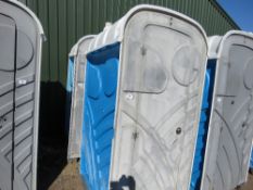 PORTABLE SITE TOILET, WITH SINK.