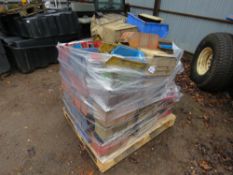 PALLET OF LINBIN TYPE WORKSHOP BINS.