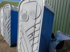 PORTABLE SITE TOILET, WITH SINK.