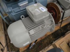 1 X INDUSTRIAL 7.5KW RATED ELECTRIC MOTOR, SOURCED FROM DEPOT CLEARANCE.