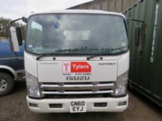 ISUZU FORWARD N75.190 AUTO BEAVERTAIL PLANT LORRY REG:GN60 EYJ. 20FT LENGTH BODY APPROX,