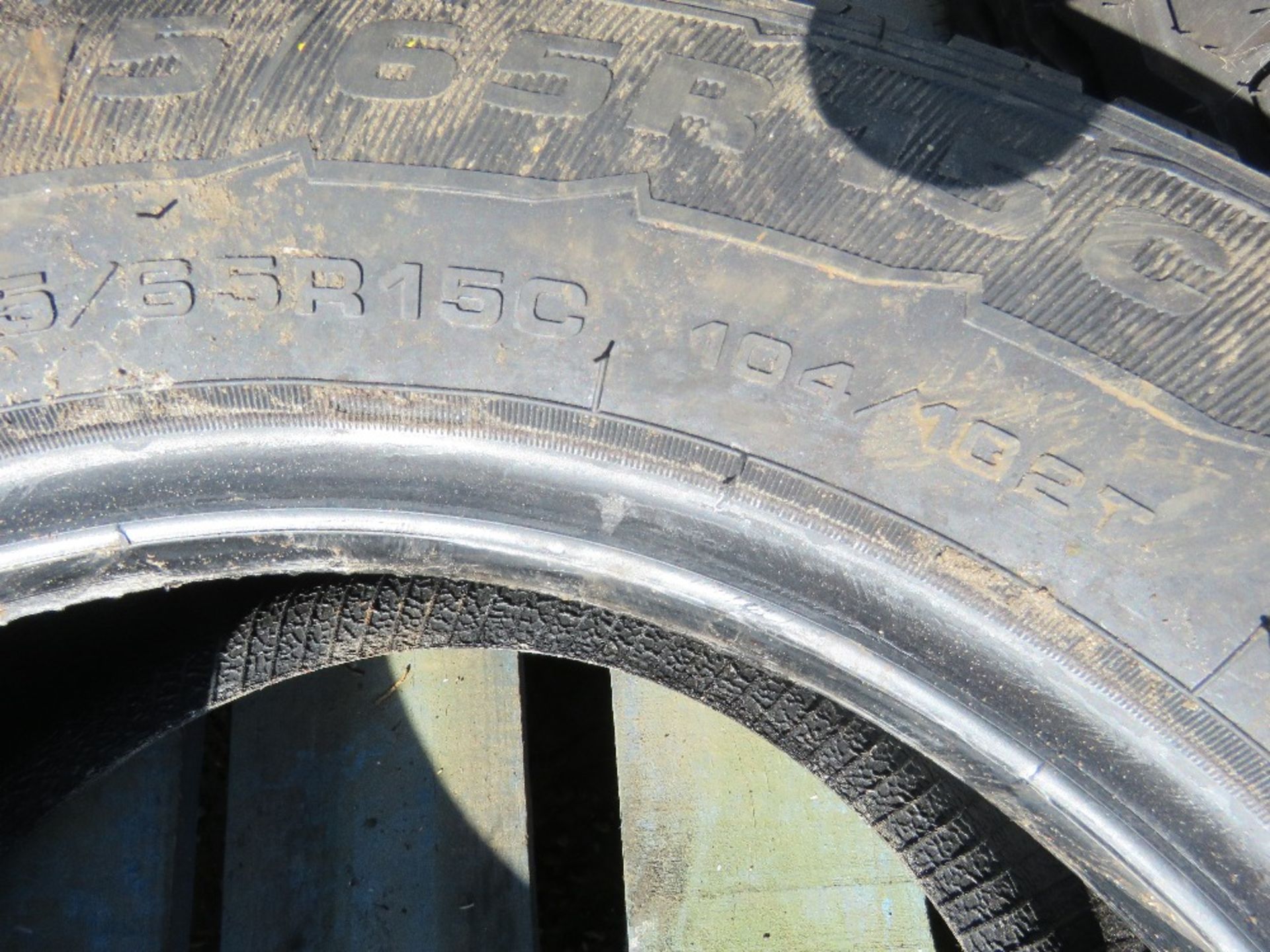 GOODYEAR 21555R15 TYRE, LITTLE SIGN OF USEAGE. - Image 2 of 2