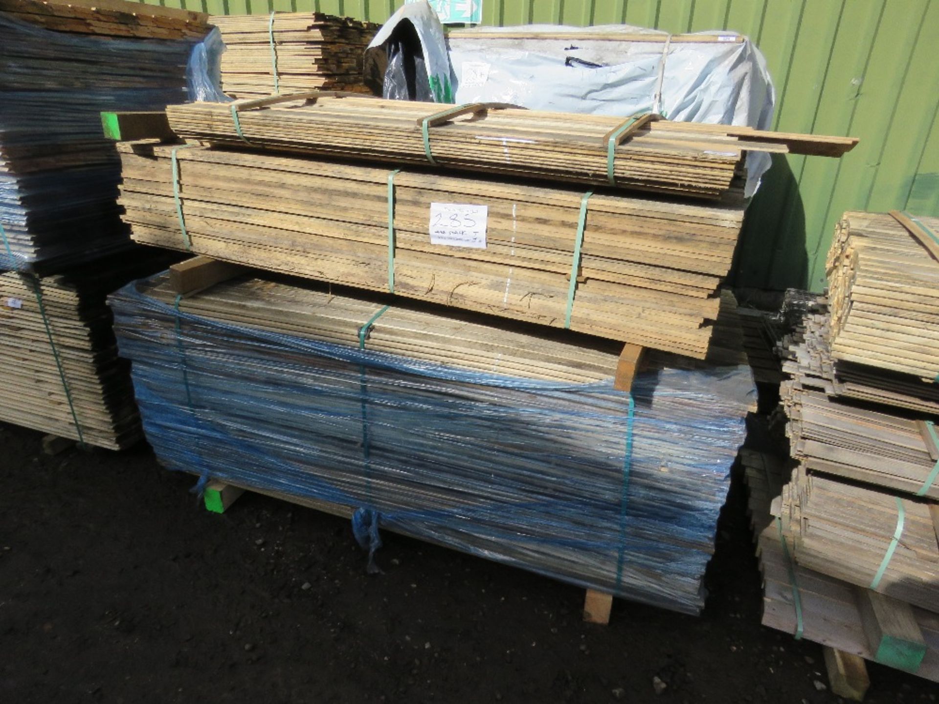 STACK OF UNTREATED MIXED CLADDING TIMBER 1.44-1.83M APPROX.