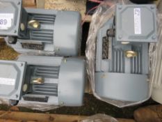 3 X MARATHON INDUSTRIAL 3KW RATED ELECTRIC MOTORS, SOURCED FROM DEPOT CLEARANCE.